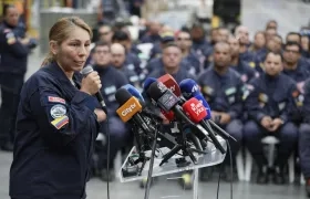 Silvia Ballén, jefa del programa nacional de Búsqueda y Rescate