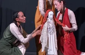 Obra 'María Mandinga, una mirada a lo femenino cuando los demonios acechan’. 