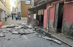 Imagen de los daños materiales.
