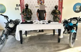 Hombre capturado por el Ejército en zona rural de Uribia.