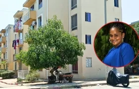 Nezith del Carmen Núñez Moreno fue atacada a bala en este sector de Villas de San Pablo. 