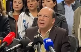 Germán Ávila, ministro de Hacienda. 