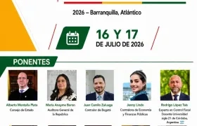 Ponentes en el II Encuentro Nacional de Contralores.