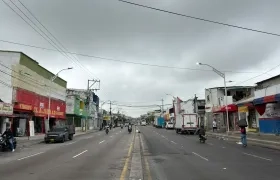 Poco público se nota en los establecimientos comerciales ubicados en la Cordialidad.