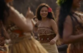 Catherine Laga'aia como 'Moana' en la película de acción real de Disney.