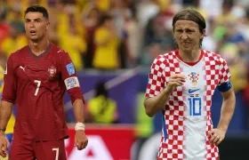 Cristiano Ronaldo y Luka Modric jugaron juntos en el Real Madrid.