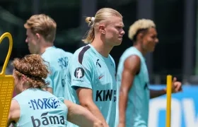 El noruego Erling Haaland suma siete goles en el Mundial. 