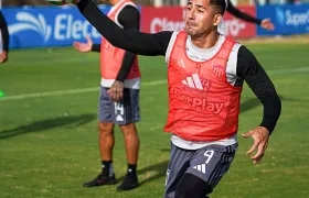 El paraguayo Guillermo Paiva, delantero del Junior. 