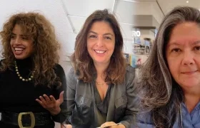 Lilian Pallares, Lauren Mendinueta y Janet Núñez. 