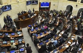 Aspecto del Senado de la República. 
