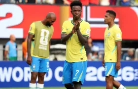 Vinicius Junior tras la eliminación de Brasil ante Noruega.