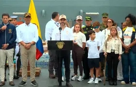 El Presidente de la República, Abelardo De La Espriella.