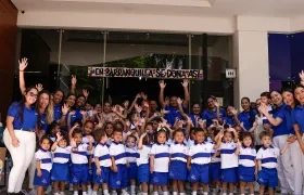 Niños del Jardín Infantil de Cajacopi. 