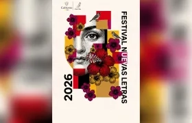 Flyer oficial del Festival Nuevas Letras 2026.