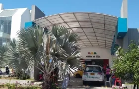 Camino Adelita de Char, donde fue baleado hoy Rolando Cantillo. 