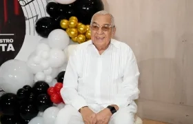 Alci Acosta en el homenaje que le hizo Sayco. 