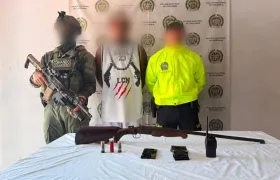 Capturado por la Policía. 