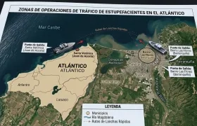 El Gobernador reveló esta semana que hay dos puntos identificados por donde están sacando droga las bandas. 