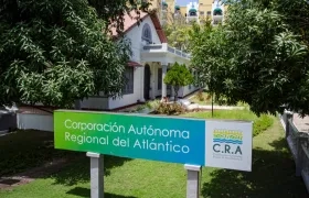 Fachada de la Corporación Autónoma Regional del Atlántico (CRA).