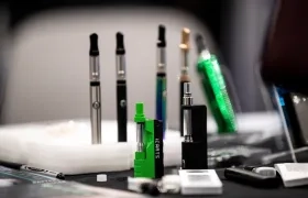Vaporizadores de CBD durante el Cannabis World Congress.