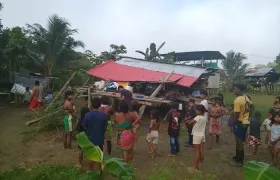 Comunidades indígenas del Chocó afectadas por el terremoto y vulnerables por conflicto armado