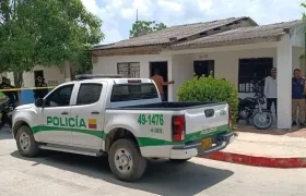 Lugar donde se perpetró un crimen en Sabanalarga.
