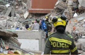 Desastre producido por el terremoto en la ciudad de Cali.