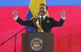 El Presidente Abelardo De La Espriella.
