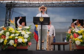 El Presidente Abelardo De La Espriella.