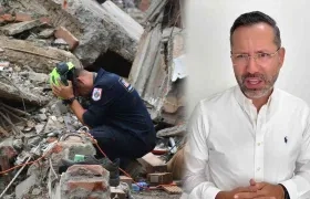 Edificación destruido / Jaime Andrés Beltrá, ministro de Vivienda.