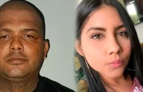 Eduar Alfonso Daza Castro y la víctima Kelly De Arco Hurtado. 