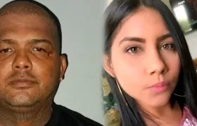 Eduar Alfonso Daza Castro y la víctima Kelly De Arco Hurtado.