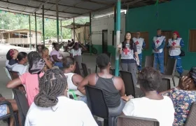 El Comité Internacional de la Cruz Roja en su visita al Chocó.