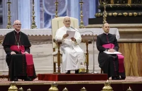 El Papa León XIV en El Vaticano.
