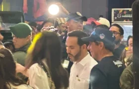 El Presidente Abelardo De La Espriella junto al alcalde Alejandro Char.