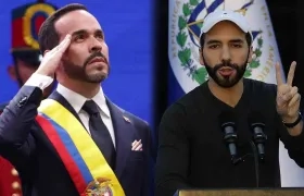 El Presidente Abelardo De La Espriella y el mandatario salvadoreño, Nayib Bukele.