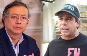 El expresidente Petro y el alcalde Alejandro Char.