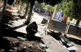 Estación de Policía de San Roque, Curumaní, después del ataque
