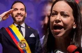 Abelardo De La Espriella﻿ y María Corina Machaco