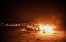 Imagen de uno de los últimos ataques de Israel.