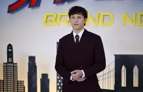 El actor Tom Holland, protagonista de la película.