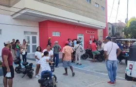 Hospital de Palmar de Varela, a donde fue llevada la víctima. 