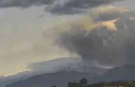 Imagen del Volcán Puracé este sábado