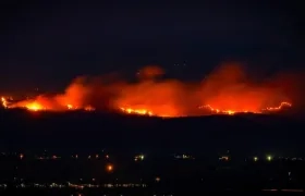 Incendio forestal en Tolima.