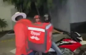 Momento del ataque a bala.