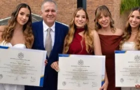 La familia Saavedra, víctimas del terremoto en Cali. 