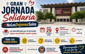 Jornada de Solidaridad por los damnificados del terremoto