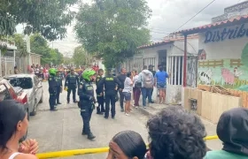 Lugar donde sucedió el crimen.