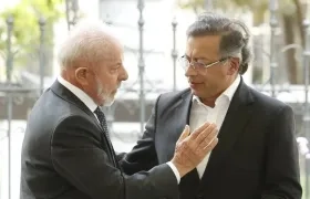 Luiz Inácio Lula da Silva y Gustavo Petro.