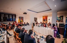 Imagen de una reunión de ministros del Gobierno entrante.